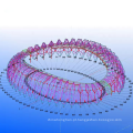 Pré -fabricados quadros espaciais Truss Basketball Stadium Construction Gymnssium